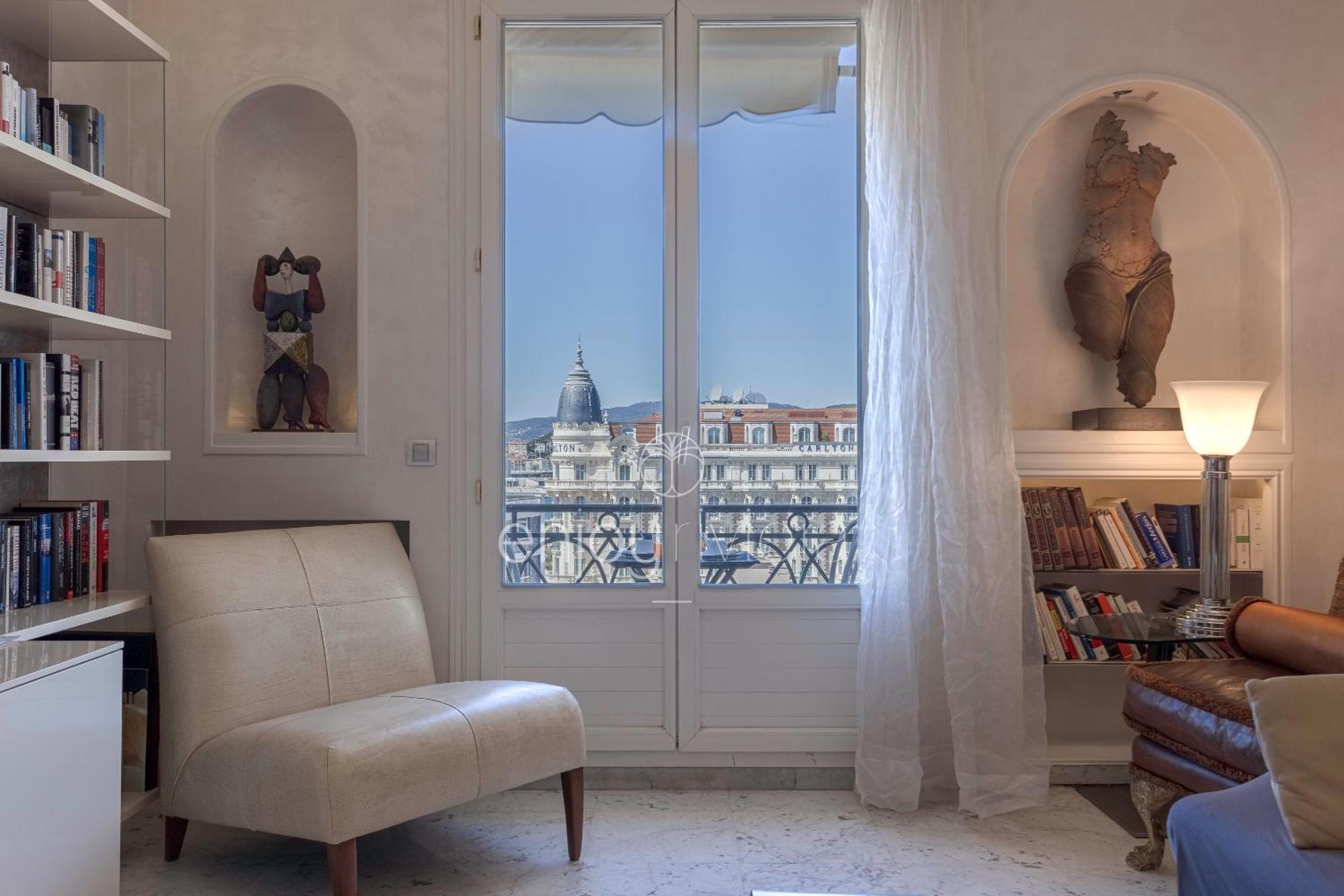 Palais Miramar Suite Art Modern - Derniere Etages Vue Mer - 75M De Confort - En Face Des Plages -Wifi - Clim Канны Экстерьер фото