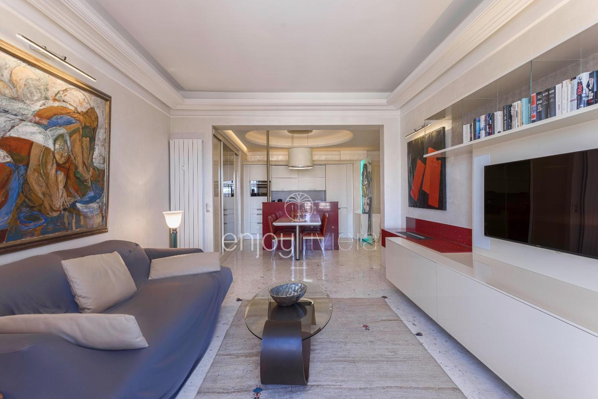 Palais Miramar Suite Art Modern - Derniere Etages Vue Mer - 75M De Confort - En Face Des Plages -Wifi - Clim Канны Экстерьер фото